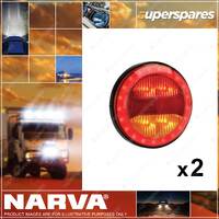 2 x Narva 9-33 Volt LED Rear Stop and Direction Indicator Lamps Signal Light
