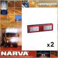 2 x Narva 9-33V Model 49 LED Rear Direction Indicator Stop Lamps&Twin Tail Lamps