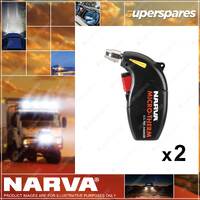2 x Narva Flameless Heat Guns with Refillable Cigarette Lighter Blister Pack