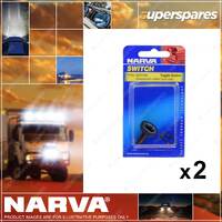 2 x Narva Waterproof Rubber Boot Seals for Switch - M12 x 0.75mm Blister Pack