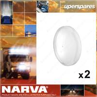 2 x Narva See Through Lens Protectors Suits Extreme Lamps Blister Pack 72212BL