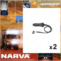 2 pcs of Narva Cigarette Lighter Plugs - Blister Type Pack 81024BL