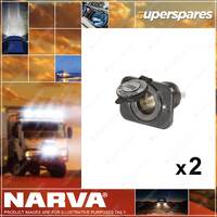 2 x Narva Heavy Duty Cigarette Lighter Accessory Sockets 12V Trailer Caravan