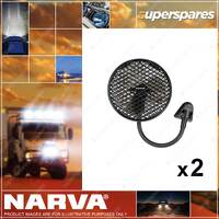 2 x Narva 12V Vehicle Fans with High/Low Setting Fixed Mounting Bracket Blister