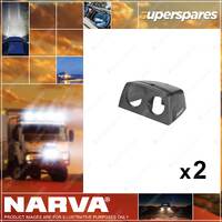2 pcs of Narva Twin Blank Surface Mount Housings Blister Pack 81179BL