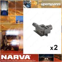 2 pcs of Narva Trailer Plugs 7 Pin Flat Plastic Blister Pack 82044BL