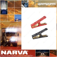 Narva Black and Red Solid Brass Battery Clamps - 800A Clamp Length 170mm