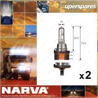 2 x Narva H13 H15 Halogen Globe Lights Headlight 12 Volt 15/55W Pgj23T-1 48094