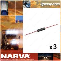 3x Narva 2 Way Weatherproof Harness Connector 270mm of Cable Per Connector 56292