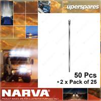Narva Mountable Head Cable Tie 7.6 x 385mm 15" 56428 2 x Pack of 25