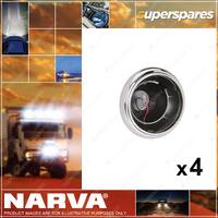 4 x Narva Brand 7" 178mm Steel Headlamp Bucket with Closed Back 72193