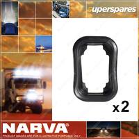 2 x Narva Vinyl Grommet Suits Model 45 LED Lamps - Size 160 x 112mm 94595