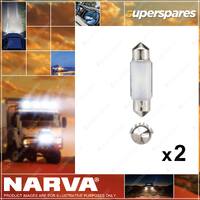 Narva 24 Volt 36mm Festoon L.E.D Globe 6000K 18312BL 2 x Blister Pack of 1