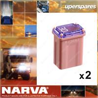 Narva 30A Female Mini MJC Fusible Links 51130BL 2 x Blister Pack of 1