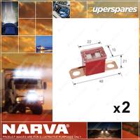Narva L-Type Short Tab Fuse Link - 48mm 120 Amp 53392BL 2 x Blister Pack of 1