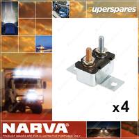 Narva 30 Amp Automatic Resetting Circuit Breaker - 4 x Blister Pack of 1