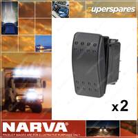 Narva Off / On / On General Sealed Rocker Switch 2 x Blister Pack of 1