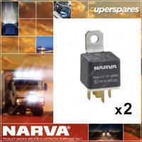 Narva 12V Change Over Relay 5 Pin 40 / 30 Amp 68048BL 2 x Blister Pack of 1