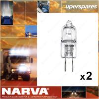 Narva 12 Volt 20W G4 Miniature Halogen Globes 68621BL 2 x Blister Pack of 1