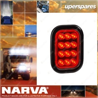 Narva 9-33V LED Model 45 Clear Lens L.E.D Stop Tail Lamp - Red Colour