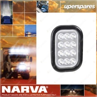 Narva 9-33V LED Model 45 Clear Lens L.E.D Reverse Lamp - White Colour