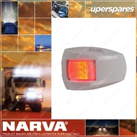 Narva 9-33V 1 Nautical Mile LED Port Lamp - White With Clear Lens