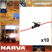 Narva 30A Low Profile In-Line Micro Blade Fuse Holder - Box of 10