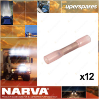 Narva adhesive Lined Heat Shrink Cable Joiner Red (Blister pack of 12)