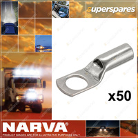Narva Brand Straight Barrel Cable Lugs 16mm 2 8mm Stud - Pack of 50