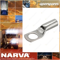 Narva Straight Barrel Cable Lugs 25mm 2 6mm Stud - Blister Pack of 2