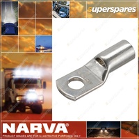 Narva Straight Barrel Cable Lugs 70mm 2 13mm stud - Blister Pack of 2