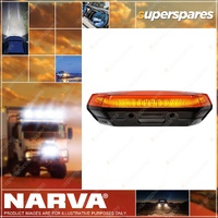 Narva 10-80V Aerotech LED Mini Light Box (Amber Lens) Permanent Mount