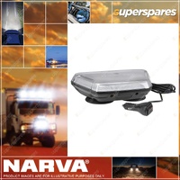 Narva 10-80V Aerotech LED Mini Light Box (Amber/Clear Lens) Magnetic Mount