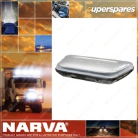 Narva 10-80V Aerotech LED Low Profile Light Box Amber/Clear Lens Permanent Mount
