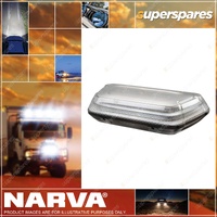 Narva 10-80V Aerotech LED Light Box (Amber/Clear Lens) Permanent Mount