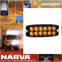 Narva 12 / 24V Super Slim Double Row LED Self Contained Warning Light
