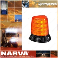 Narva 10-33V "Aerotech" Heavy Duty Tall Amber LED Strobe - Flange