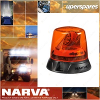 Narva 10-33V Optimax LED Rotating Beacon Flange 139x154mm - Amber