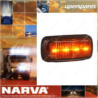 Narva LED Front End Outline Marker Side Indicator Amber W/ Black Base 0.5M Cable