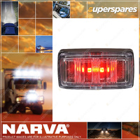 Narva 9-33V LED Rear End Outline Marker - Red With Black Base And 0.5M Cable