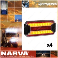 Narva 9-33V LED Rear Stop/Tail Direction Indicator 0.5M Cable Model 70 Pack Of 4
