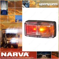 Narva 9-33V LED Side Marker - Red/Amber Black Base Integrated Deutsch Connector