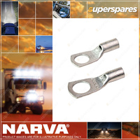 Narva Battery Cable Lugs Eyelet 4.6mm 8 & 10 Stud 10mm2 8 B&S 2 Packs of 10
