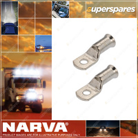 Narva Battery Cable Lugs Eyelet 6.9mm 8 & 10 Stud 25mm2 3 B&S 2 Packs of 10