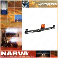 Narva 12V LED Rotating Utility Bar - 1.2m w/ Work Lamps & Squawk Reverse Alarm