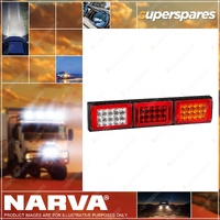 Narva 9-33V HD LED Reverse Twin Stop/Tail Lamp w/ Black Housing & Connector