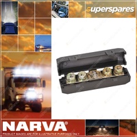 Narva In-line Midi Fuse Holder with Cover for use with ANG ANS metal fuse strips