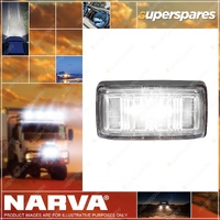 Narva LED Fr End Outline Marker White w/ Black Base Clear Lens & Connector 2.5m