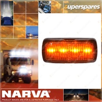 Narva 9-33V LED Front End Outline Marker Lamp w/ Side Indicator Amber 0.5m Cable