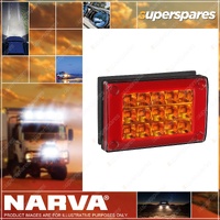 Narva LED Rear Direction Indicator w/ Surface Mount Gasket & 0.5m Hard-Wired